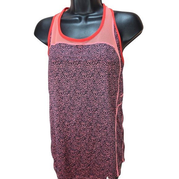 Nike Dri-Fit Women's Racerback Tank Top Pink Leopard Print Small - Picture 1 of 8
